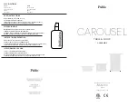 Preview for 1 page of Pablo CAROUSEL User Manual