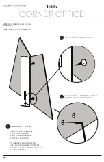 Preview for 5 page of Pablo Corner Office Assembly/Installation Instructions