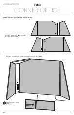 Preview for 6 page of Pablo Corner Office Assembly/Installation Instructions