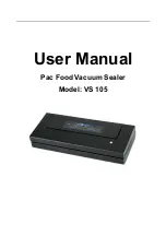 PAC FOOD VS 105 User Manual preview