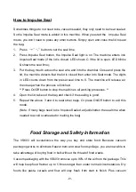 Preview for 19 page of PAC FOOD VS603 User Manual