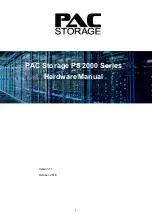 Preview for 1 page of PAC STORAGE PS 2000 Series Hardware Manual