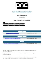 PAC 212 Install Manual preview