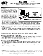 PAC AAI-NIS2 User Manual предпросмотр