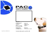 Preview for 23 page of PAC Advanced AXT1 Instructions For Use Manual