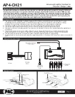 Предварительный просмотр 1 страницы PAC AP4-CH21 User Manual