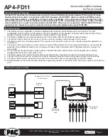 Preview for 1 page of PAC AP4-FD11 Manual