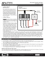 Preview for 8 page of PAC AP4-TY11 Instructions Manual