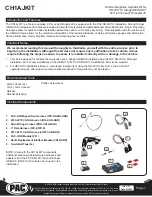 PAC CH1AJKIT Manual preview