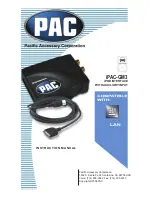 PAC I GM3 Instruction Manual preview
