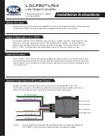 PAC L.O.C.PRO LP3-4 Installation Instructions preview