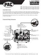 Preview for 1 page of PAC LOC PRO ADVANCED LPA-1.2 Quick Start Manual