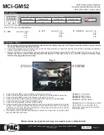 Preview for 2 page of PAC MCI-GM52 Quick Start Manual