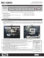 Preview for 2 page of PAC MCI-GM53 Quick Start Manual