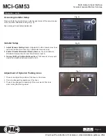 Preview for 4 page of PAC MCI-GM53 Quick Start Manual