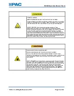 Preview for 21 page of PAC R6000S Operation Manual