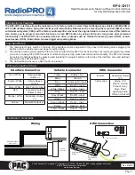 Preview for 1 page of PAC RP4-CH11 Instruction Manual