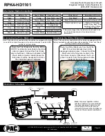 Предварительный просмотр 4 страницы PAC RPK4-HD1101 Instruction Manual