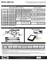 Preview for 4 page of PAC RPK5-GM4102 Manual