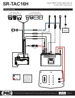 Предварительный просмотр 2 страницы PAC SR-TAC16H Quick Start Manual