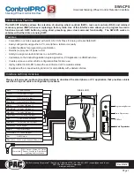 Preview for 1 page of PAC SWI-CP5 Instructions