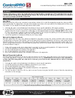 Preview for 2 page of PAC SWI-CP5 Instructions