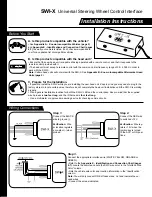 Preview for 1 page of PAC SWI-X Installation Instructions Manual