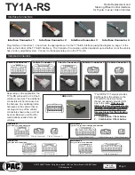 Предварительный просмотр 2 страницы PAC TY1A-RS Manual