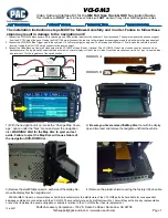 PAC VCI-GM3 Installation Instructions preview