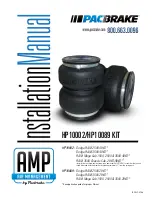 Preview for 1 page of Pacbrake HP10089 KIT Instruction Manual