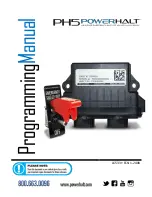 Pacbrake PH5 Powerhalt Programming Manual preview