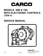 Paccar Winch Carco 50B Service Manual preview