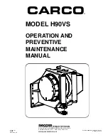 Preview for 1 page of Paccar Winch CARCO H90VS Installation, Operation And Preventive Maintenance Manual