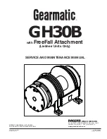 Paccar Winch Gearmatic GH30B Service And Maintenance Manual preview