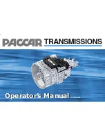 Preview for 1 page of Paccar 12-Speed Operator'S Manual