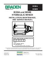 Предварительный просмотр 1 страницы Paccar BRADEN/GEARMATIC BG8A Installation Maintenance And Service Manual