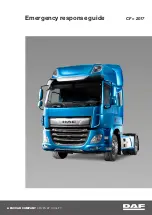 Paccar DAF CF 2017 Emergency Response Manual preview