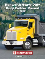 Paccar Kenworth T800 2012 Manual предпросмотр