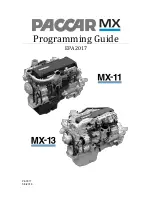 Paccar MX Series Programming Manual preview