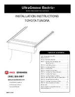 Pace Edwards UltraGroove Electric KE2003 Installation Instructions Manual preview