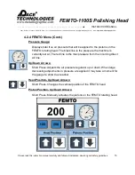 Preview for 18 page of Pace Technologies FEMTO-1100S Instruction Manual