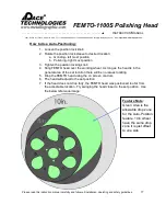 Preview for 22 page of Pace Technologies FEMTO-1100S Instruction Manual