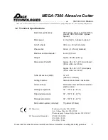 Preview for 7 page of Pace Technologies MEGA-T300 Instruction Manual