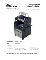 Pace Technologies MEGA-T400S Instruction Manual preview