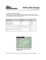 Preview for 20 page of Pace Technologies NANO 1200T Instruction Manual