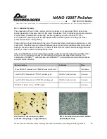 Preview for 22 page of Pace Technologies NANO 1200T Instruction Manual