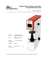 Preview for 1 page of Pace Technologies OMEGA SRT-15/150 Instruction Manual