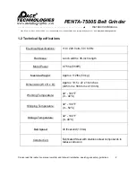 Preview for 8 page of Pace Technologies PENTA-7500S Instruction Manual