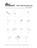 Preview for 54 page of Pace Technologies PICO 155P Precision Saw Instruction Manual