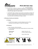 Preview for 9 page of Pace Technologies PICO-200 Instruction Manual